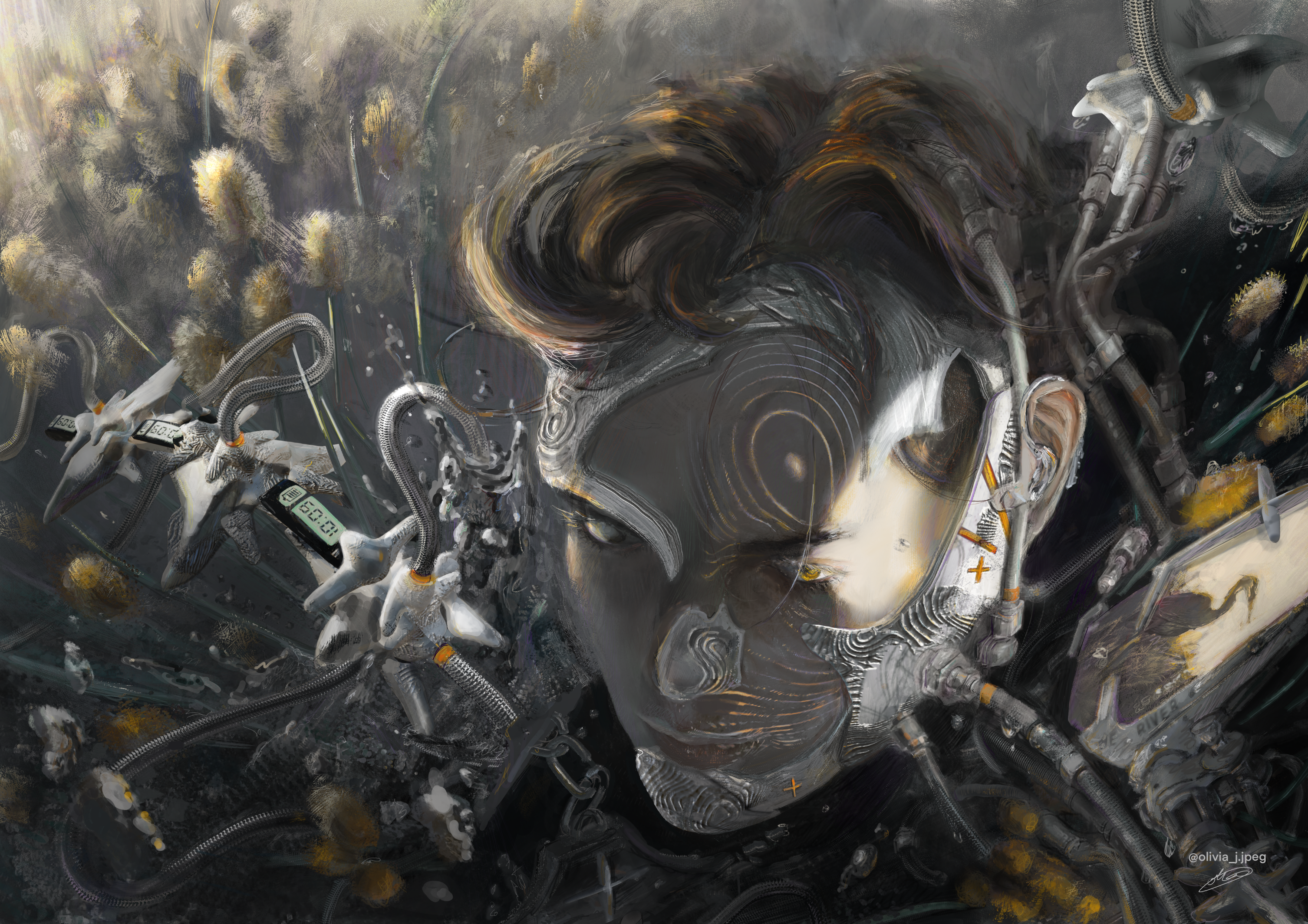 Death Stranding art work, photoshop, digital painting