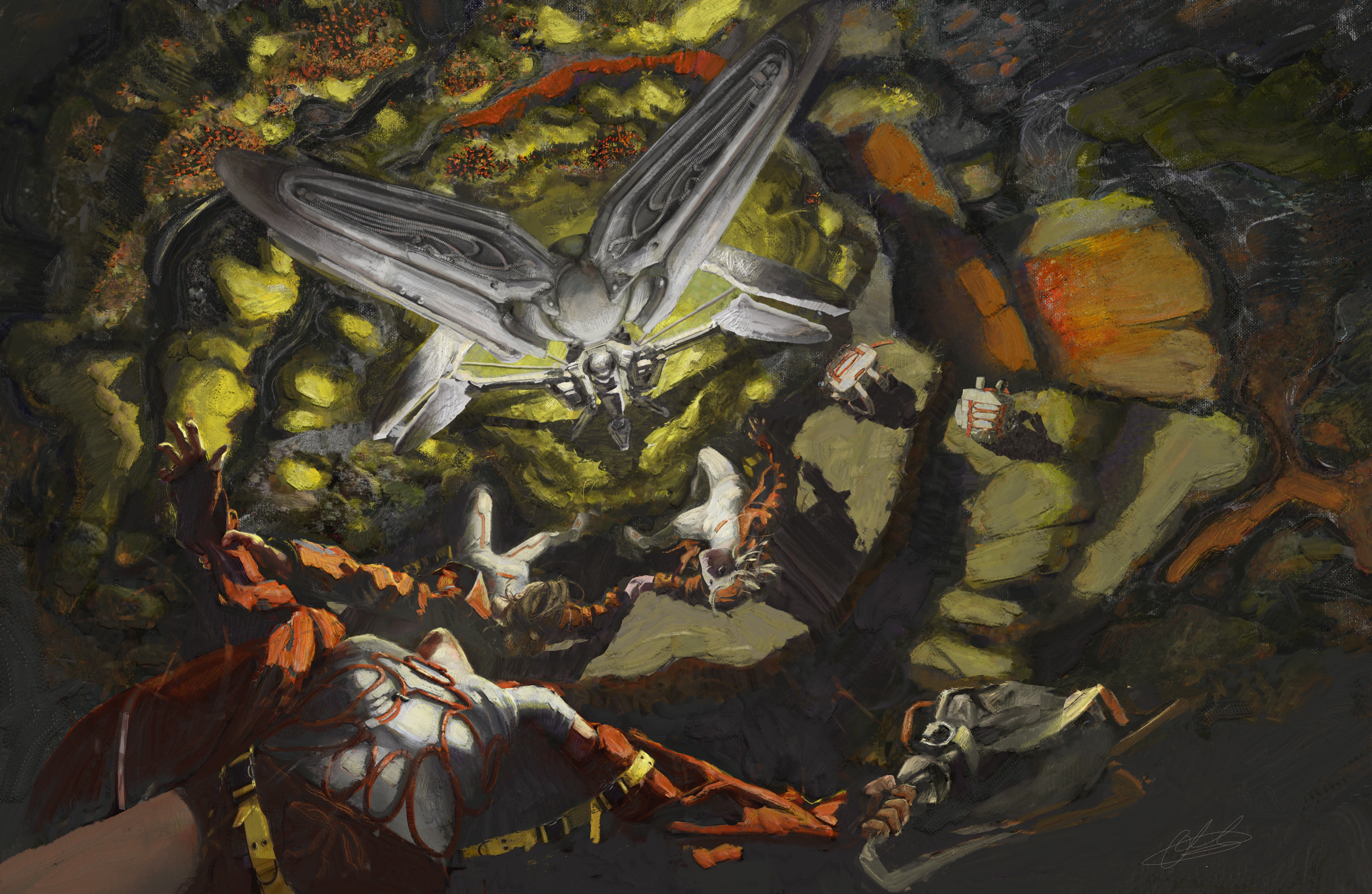 Death Stranding art work, photoshop, digital painting